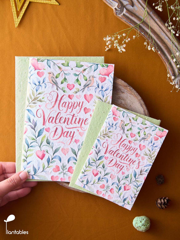 Garden of Hearts: Valentine’s Day Card