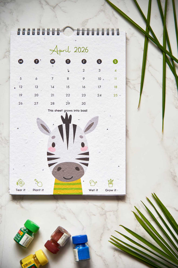 Welcome to the Jungle | A Kids Wall Calendar for 2026