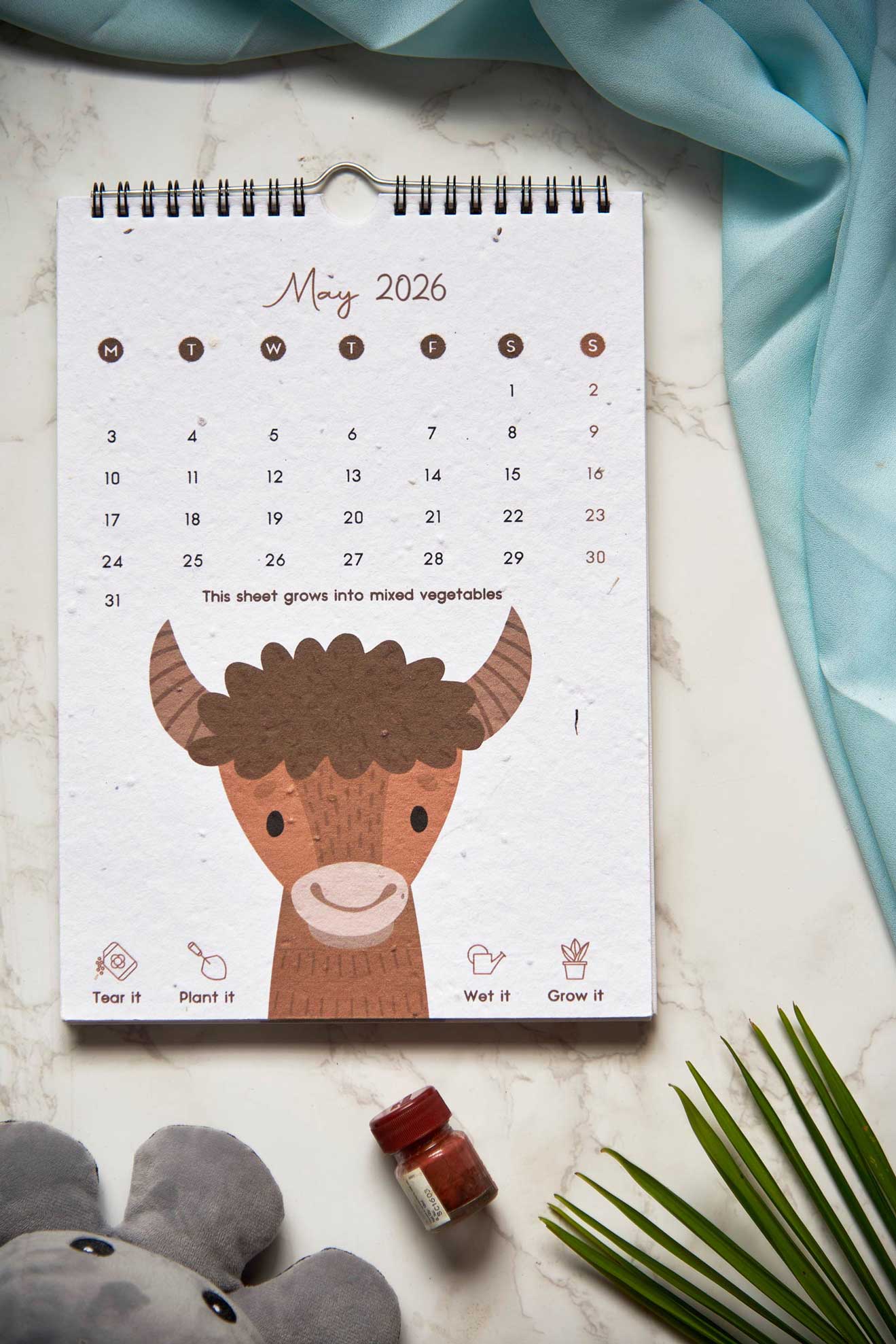 Welcome to the Jungle | A Kids Wall Calendar for 2026