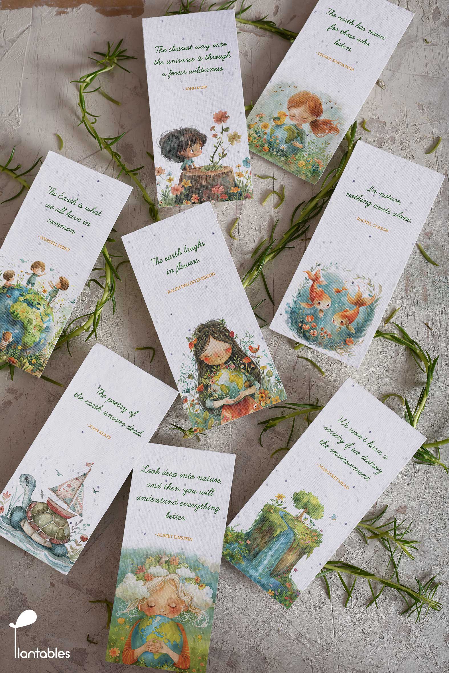Environment Day Bookmarks - Set of 8