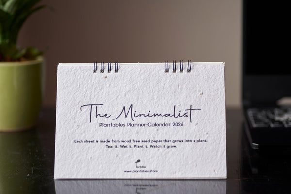 The Minimalist | Plantables Planner-Calendar 2026