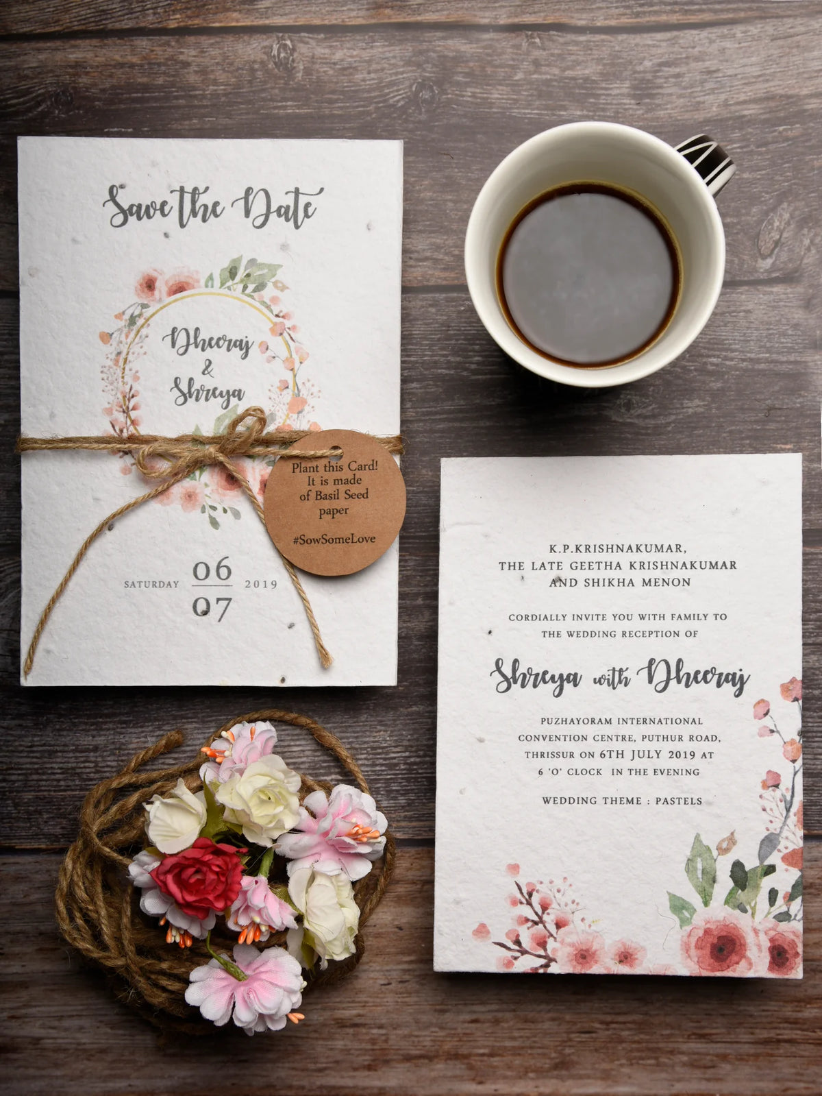 Rustic Peach (Digital Card/e-Invite)