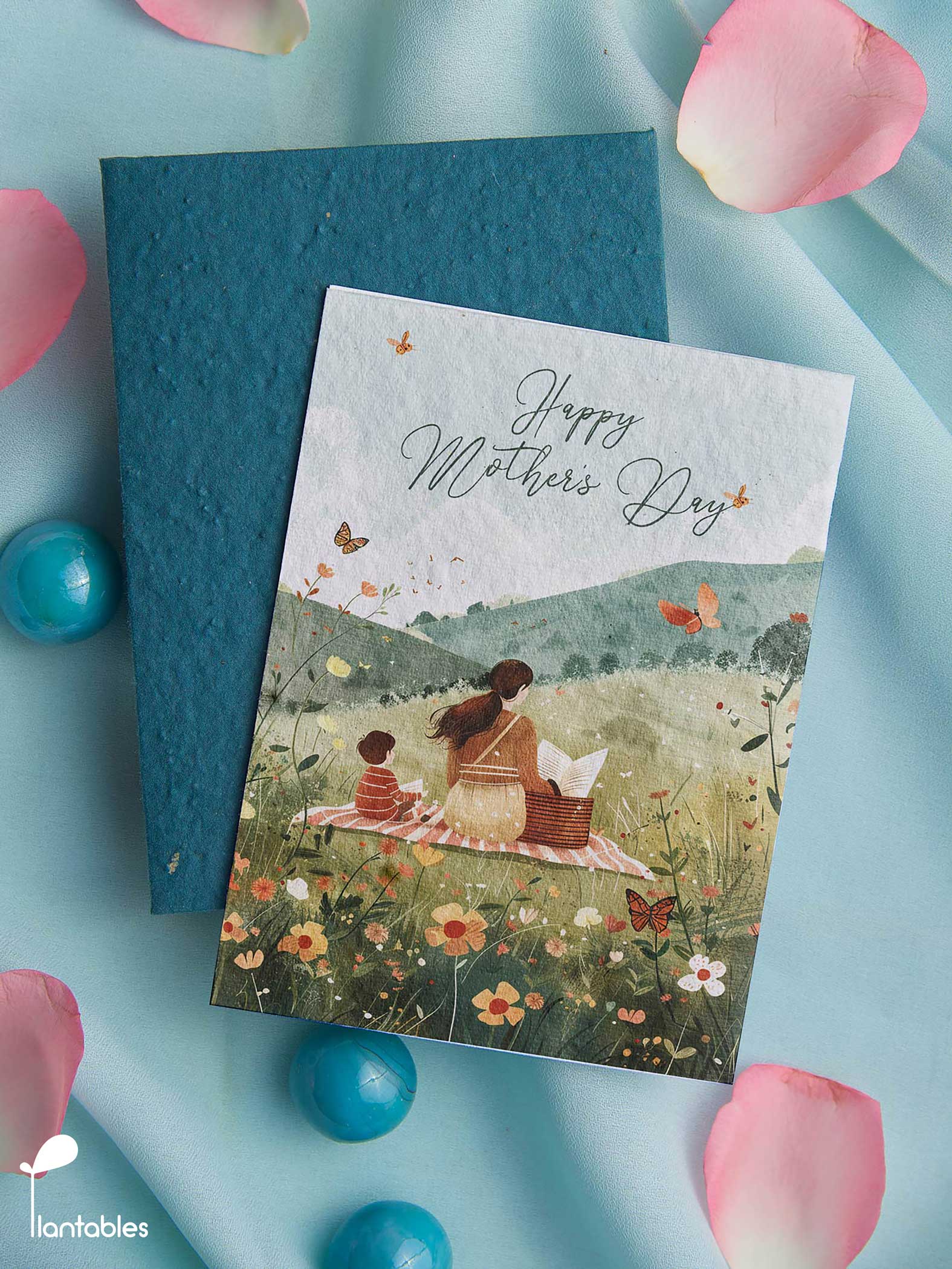 Meadow Picnic Mother's Day Greeting Card