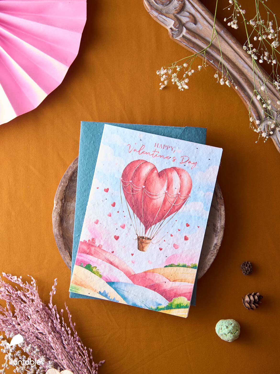 Head Over Hills in Love: Valentine's Day Card