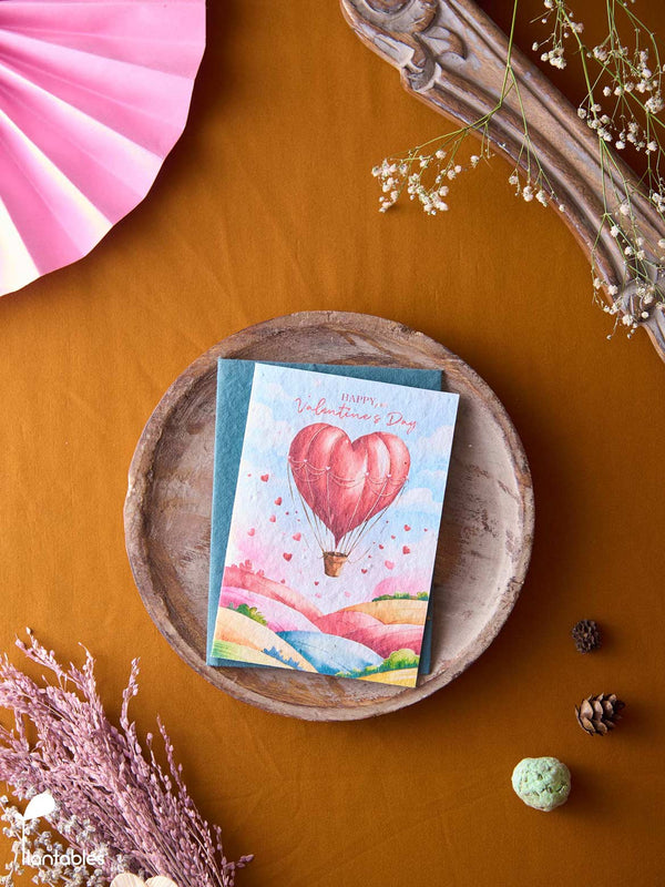 Head Over Hills in Love: Valentine's Day Card