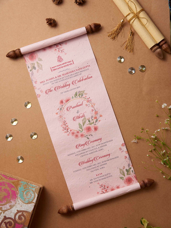 Dusty Rose Scroll